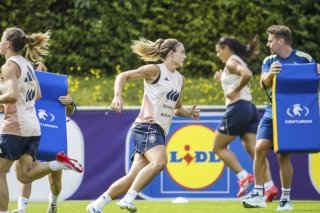 Les Espagnoles en plein entraînement mardi à Lausanne KEYSTONE/AP/Salvatore Di Nolfi